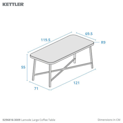 Kettler LaMode Large Coffee Table