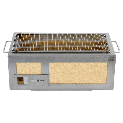 Medium Long Kasai Konro Grill with Stainless Steel Frame
