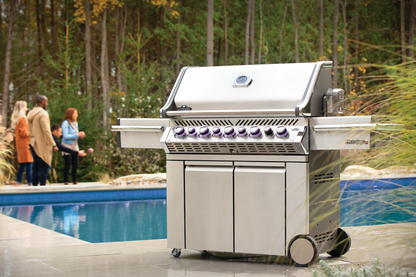 Napoleon Prestige PRO 665 Gas BBQ RSBI PRO665RSIBPSS-3-GB - Free Rotisserie