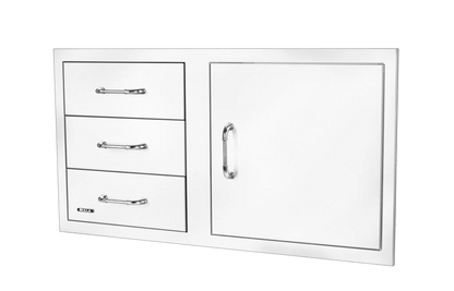 Bull Reveal Reversible Door/Triple Drawer Combo 97cm