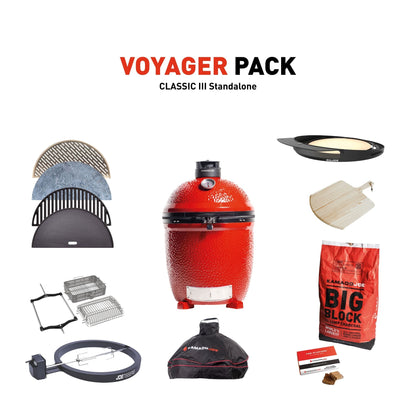 Kamado Joe Grill with Voyager Pack